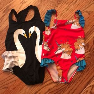 Boutique swim suit bundle(2) size 4t